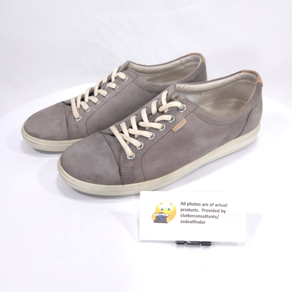 Ecco Casual Lace Up Outdoor Sneaker Shoe Womens Size 8 39 43000302375 Gray